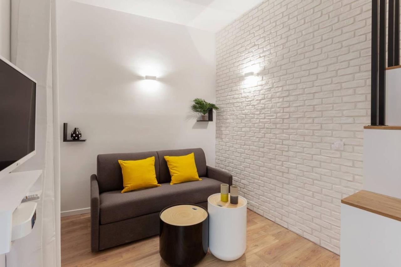 Studio 4 personnes avec Mezzanine à Montparnasse-Saint Germain Paris Exterior foto
